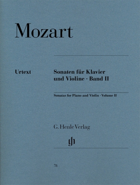 Wolfgang Amadeus Mozart - Violinsonaten, Band II - 