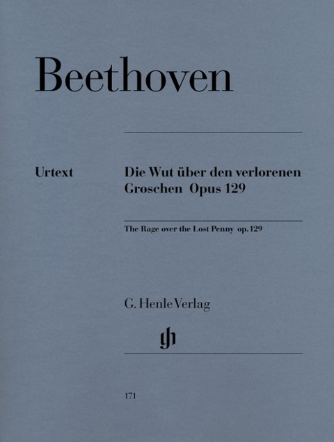 Ludwig van Beethoven - Alla Ingharese quasi un Capriccio G-dur op. 129 (Die Wut über den verlorenen Groschen) - 