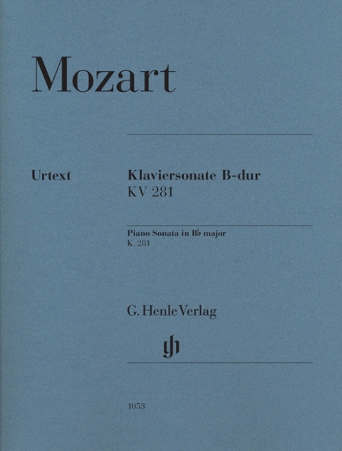 Wolfgang Amadeus Mozart - Klaviersonate B-dur KV 281 (189f) - 