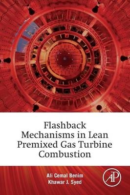 Flashback Mechanisms in Lean Premixed Gas Turbine Combustion - Ali Cemal Benim, Khawar Jamil Syed