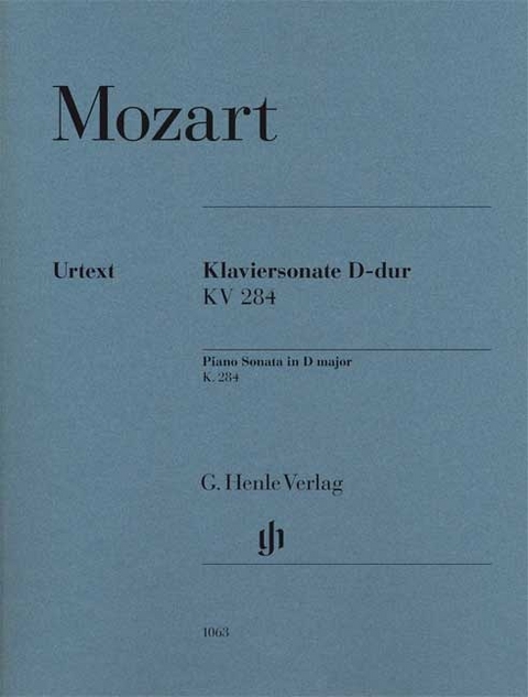 Wolfgang Amadeus Mozart - Klaviersonate D-dur KV 284 (205b) - 