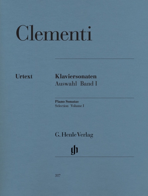 Muzio Clementi - Klaviersonaten, Auswahl, Band I (1768-1785) - 