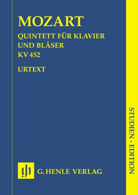 Wolfgang Amadeus Mozart - Quintett Es-dur KV 452 für Klavier und Bläser und Glasharmonika-Quintett KV 617 - 