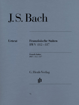 Französische Suiten BWV 812-817, Klavier - Johann Sebastian Bach