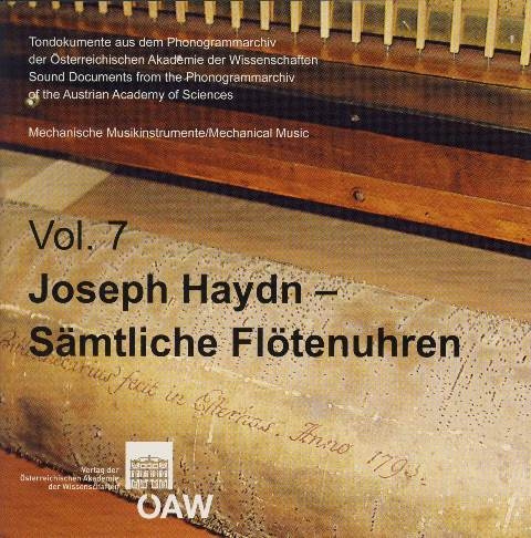 Joseph Haydn — Sämtliche Flötenuhren - 