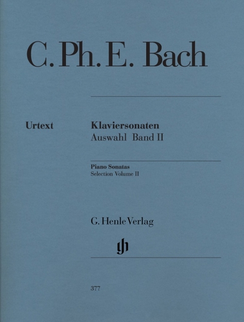 Carl Philipp Emanuel Bach - Klaviersonaten, Auswahl, Band II - 