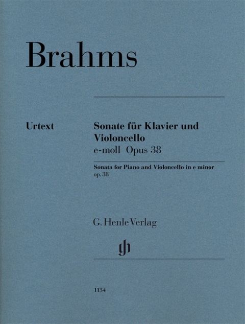 Johannes Brahms - Violoncellosonate e-moll op. 38 - 