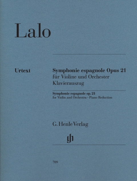 Edouard Lalo - Symphonie espagnole d-moll op. 21 für Violine und Orchester - 