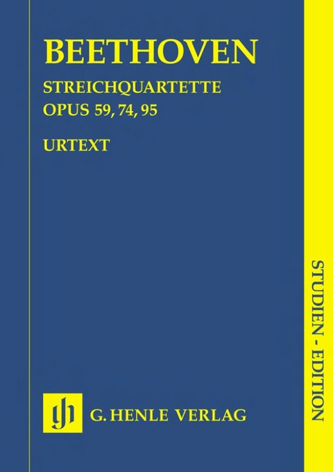 Ludwig van Beethoven - Streichquartette Opus 59, 74, 95 - 