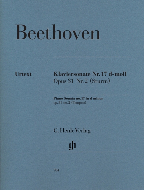 Ludwig van Beethoven - Klaviersonate Nr. 17 d-moll op. 31 Nr. 2 (Sturmsonate) - 