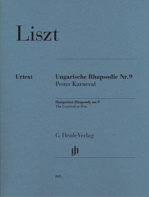 Franz Liszt - Ungarische Rhapsodie Nr. 9 (Pester Karneval) - 