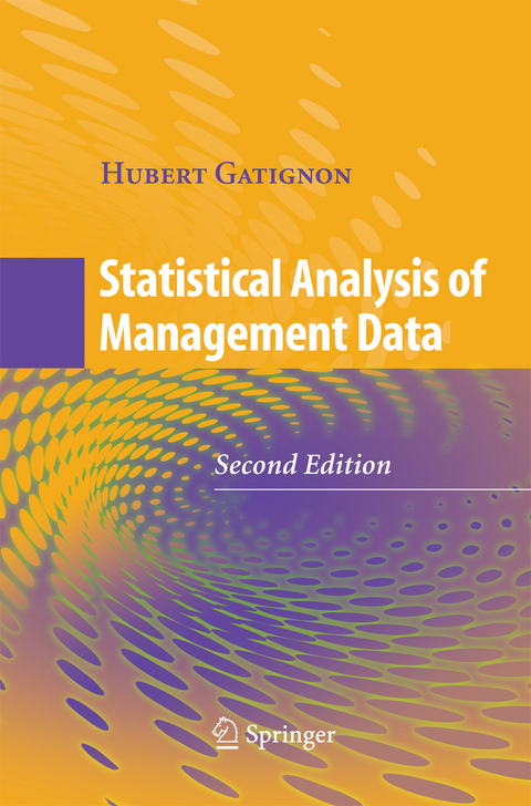 Statistical Analysis of Management Data - Hubert Gatignon