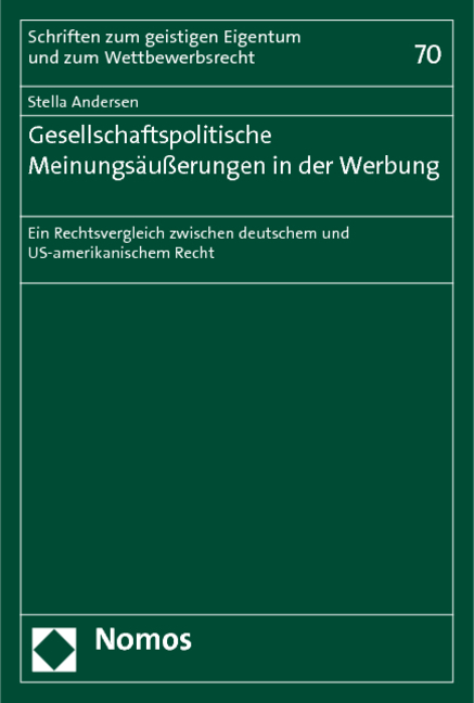 Gesellschaftspolitische Meinungsäußerungen in der Werbung - Stella Andersen