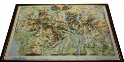 Lake District Raised Relief Map