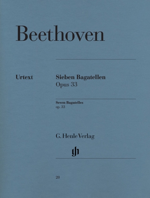 Ludwig van Beethoven - Sieben Bagatellen op. 33 - 