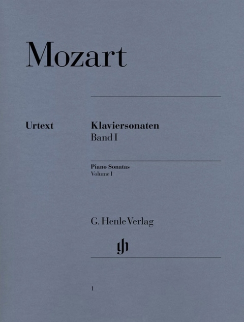 Wolfgang Amadeus Mozart - Klaviersonaten, Band I - 