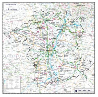 Worcestershire County Planning Map - Jonathan Davey