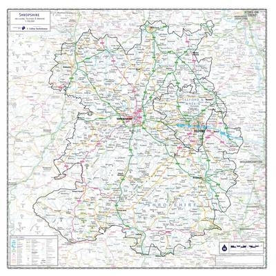 Shropshire County Planning Map - Jonathan Davey