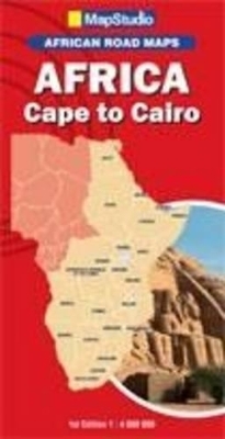 Road map Cape to Cairo -  Map Studio