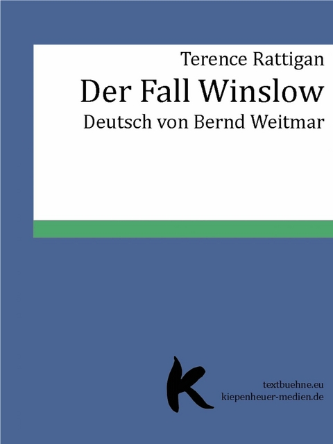 DER FALL WINSLOW - Terence Rattigan