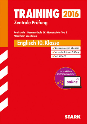 Training Zentrale Prüfung Realschule Hauptschule Typ B NRW - Englisch mit MP3-CD - inkl. Online-Prüfungstraining -  Jenkinson,  Paeslack