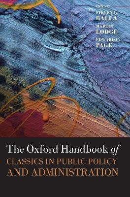 The Oxford Handbook of Classics in Public Policy and Administration - 