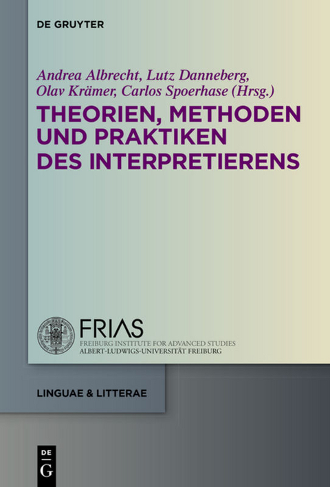 Theorien, Methoden und Praktiken des Interpretierens - 