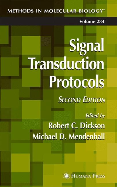 Signal Transduction Protocols - Robert C. Dickson, Michael D. Mendenhall