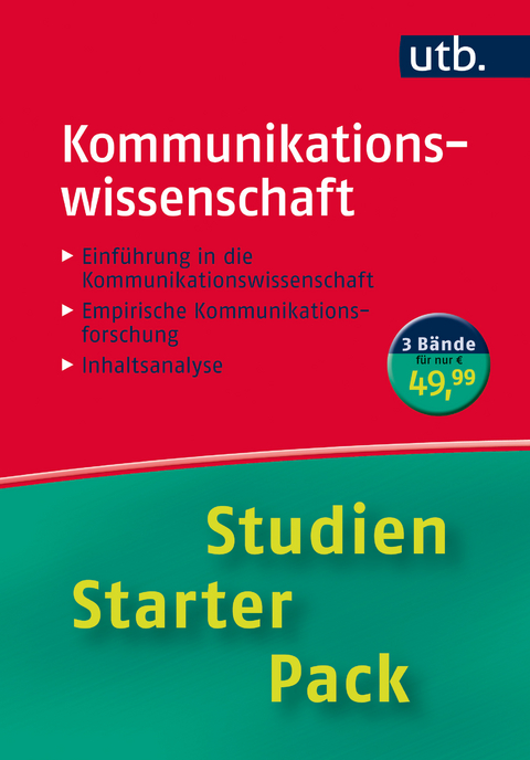 Kommunikationswissenschaft. Studien-Starter-Pack - Klaus Beck, Bertram Scheufele, Ines Engelmann, Patrick Rössler