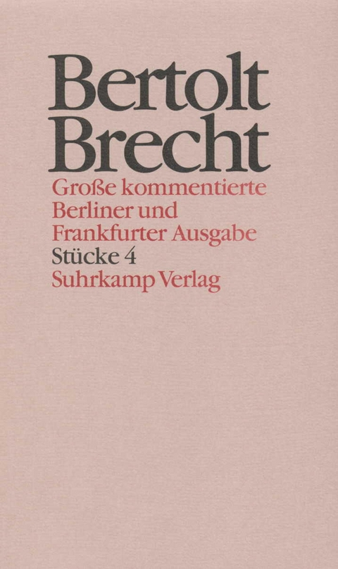 Werke. Große kommentierte Berliner und Frankfurter Ausgabe. 30 Bände (in 32 Teilbänden) und ein Registerband - Bertolt Brecht