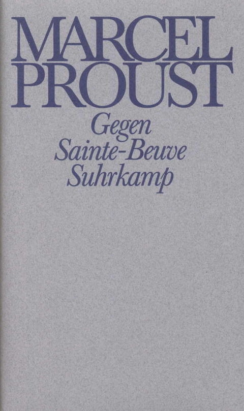 Werke. Frankfurter Ausgabe - Marcel Proust