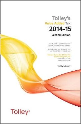 Tolley's Value Added Tax 2014 (Second edition only) - Alex Millar, David Rudling