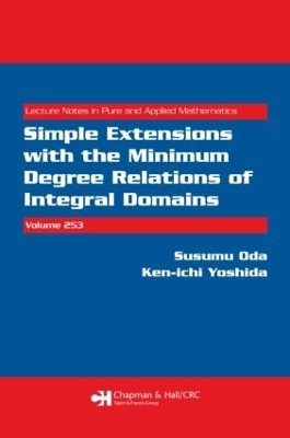 Simple Extensions with the Minimum Degree Relations of Integral Domains - Susumu Oda, Ken-ichi Yoshida
