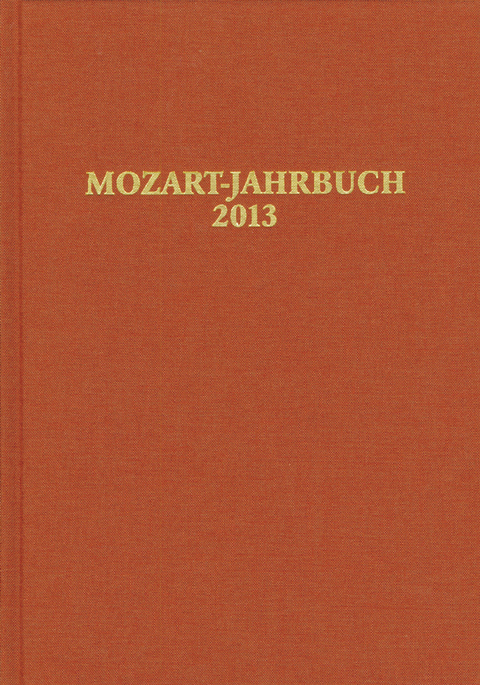 Mozart-Jahrbuch / Mozart-Jahrbuch 2013 - 