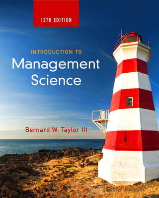 Introduction to Management Science - Bernard Taylor  III