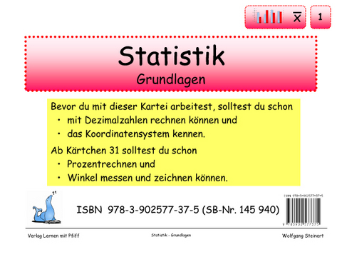 Statistik - Grundlagen - Wolfgang Steinert