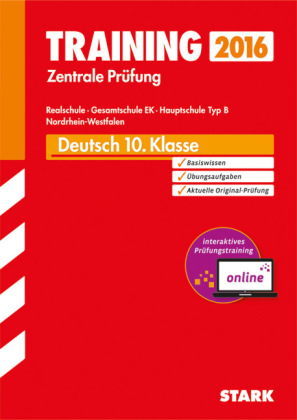 Training Zentrale Prüfung Realschule/Hauptschule Typ B NRW, inkl. Online-Prüfungstraining -  Kammer
