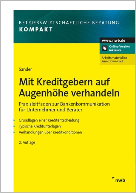 Mit Kreditgebern auf Augenhöhe verhandeln - Carl-Dietrich Sander