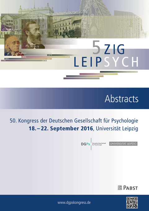 50. Kongress der Deutschen Gesellschaft für Psychologie - 