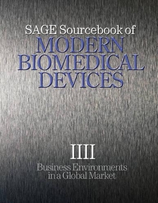SAGE Sourcebook of Modern Biomedical Devices - 