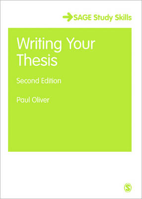 Writing Your Thesis - Paul Oliver