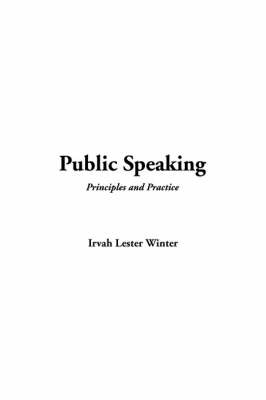 Public Speaking - Irvah Lester Winter
