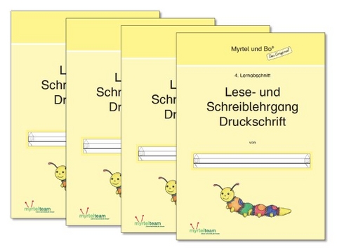 "Myrtel und Bo" - Lese- und Schreiblehrgang Druckschrift - Hefte 1 - 4