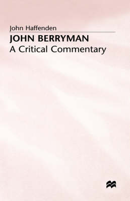 John Berryman -  JOHN HAFFENDEN