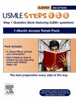 USMLE Steps 123: Step 1 Question Bank, 1 Month Access Retail Pack -  STUDENT CONSULT