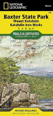 Baxter State Park/mount Katahdin - National Geographic Maps