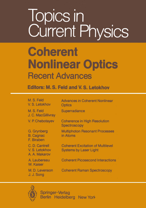 Coherent Nonlinear Optics - 