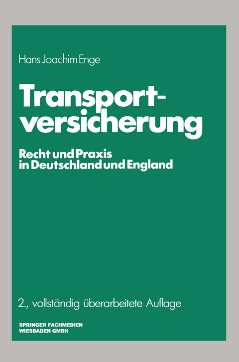 Transportversicherung - Hans Joachim Enge