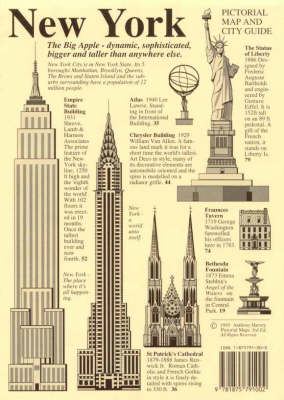 New York Pictorial Map and City Guide -  Anthony Harvey