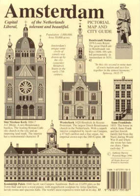 Amsterdam Pictorial Map and City Guide -  Anthony Harvey